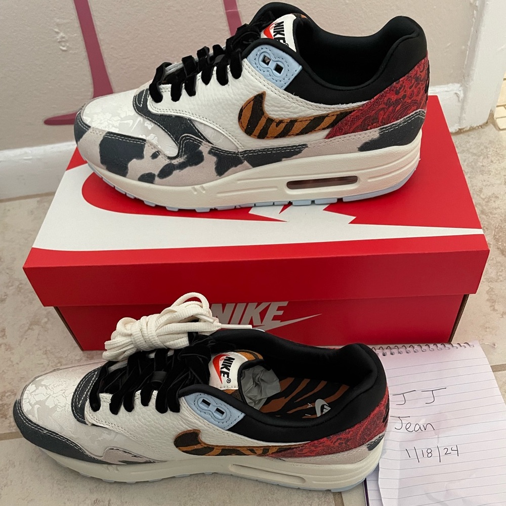 Nike Air Max 1 ‘87 (Sail/Black-Celestine Blue)